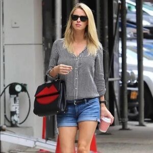 𝅺PAIGE Cuffed Denim Shorts